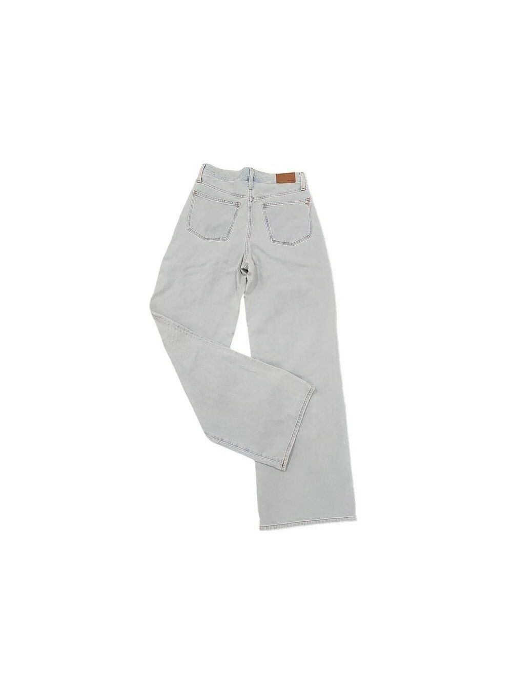 NWOT Madewell Superwide-Leg Jeans in Olcott Wash Sz 27 - Picture 9 of 12